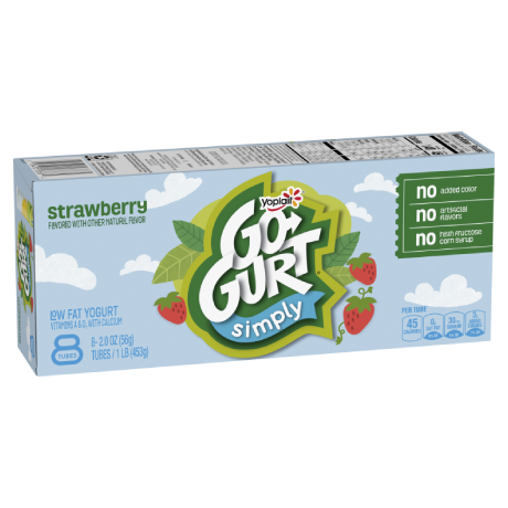 Strawberry & Mixed Berry Go-GURT Kids Yogurt Tubes 16 Pack
